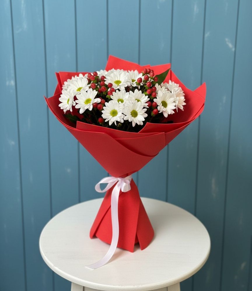 Букет цветов из: Хризантемы в Шемышейке