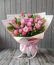 Букет Розовый кустик #REPLACE_PRED# Шемышейке