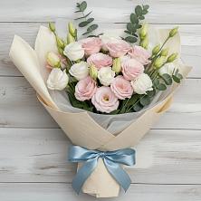 Букет цветов из:  Лизиантусы в Шемышейке