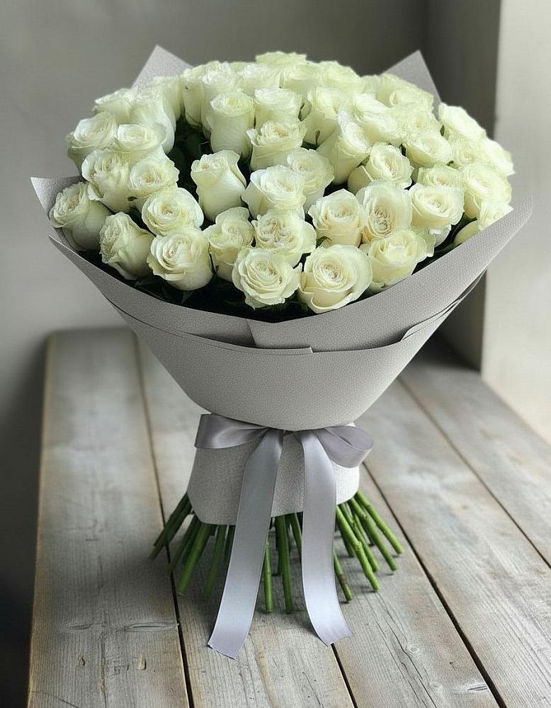 Букет 35 Белых роз в Шемышейке