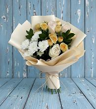 Букет цветов из:  Розы и Хризантемы в Шемышейке