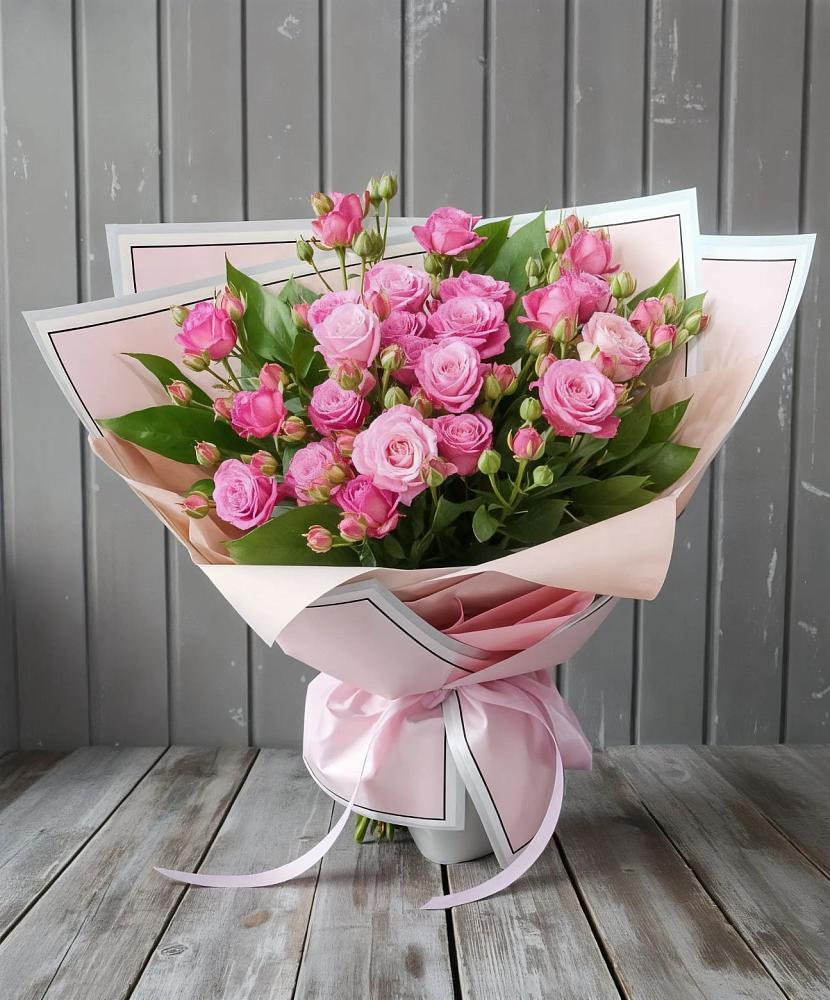 Букет Розовый кустик в Шемышейке