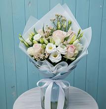 Букет цветов из:  Розы и Лизиантусы #REPLACE_PRED# Шемышейке